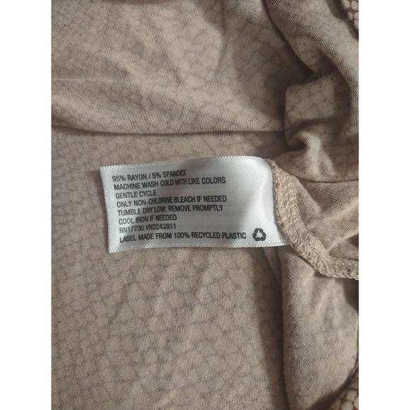 A New Day Top Size XXL Burgundy And Brown Short Sleeve - Picture 8 of 8